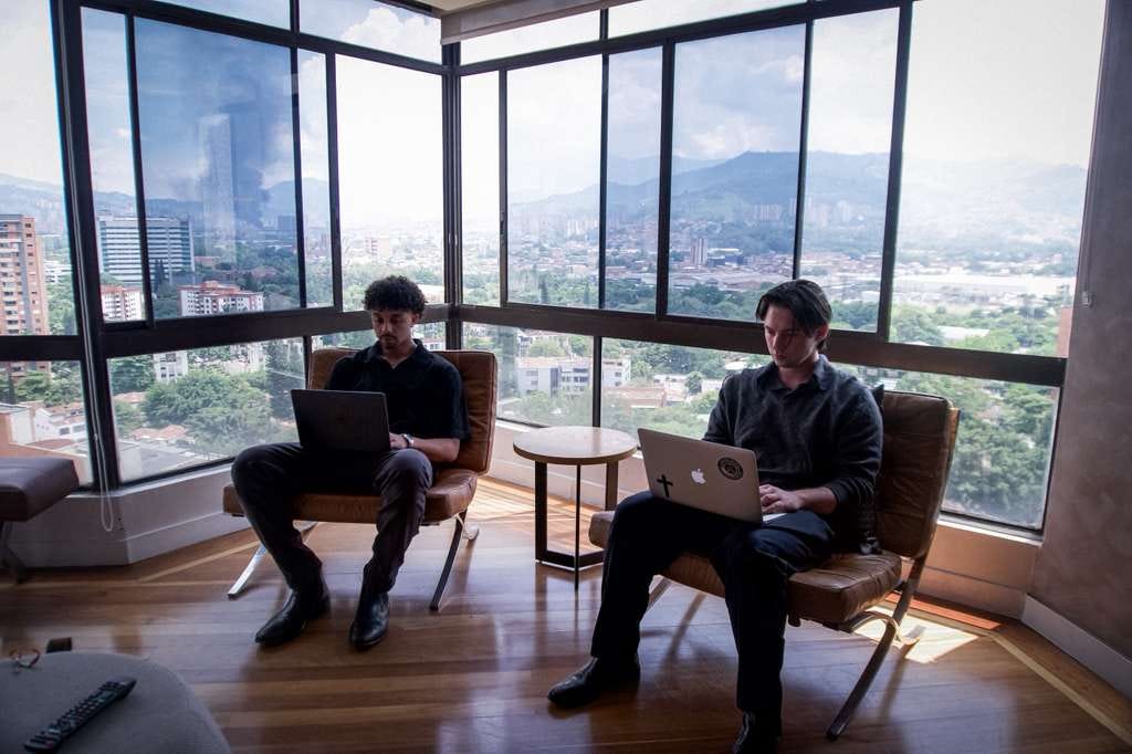 Craig Johnson and Derrius York, co-founders of Saulna