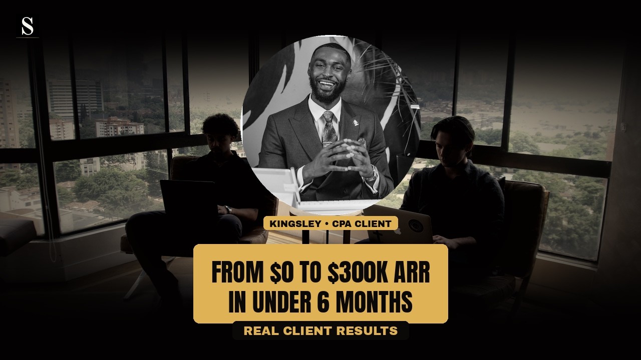 Kingsley, a CPA client, in his video testimonial
